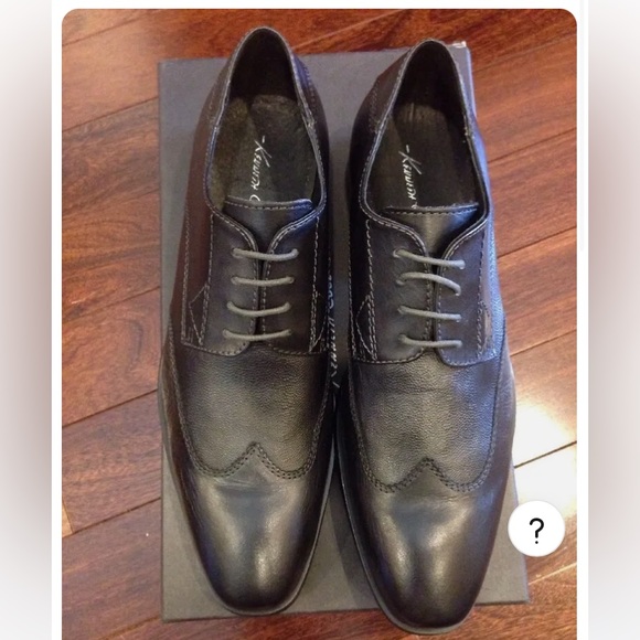 NWT Kenneth Cole New York Sz10 Black T-oil away le - Picture 3 of 11